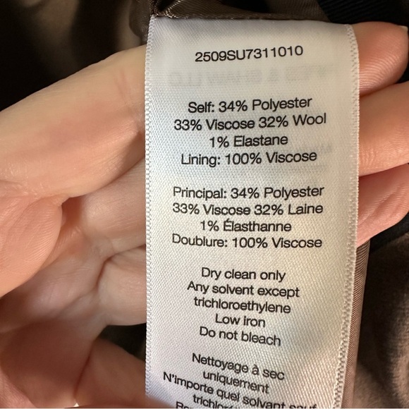 NWT VERONICA BEARD Rickie Crop Dickey Jacket in Lichen Melange SZ US 4 - Picture 6 of 9
